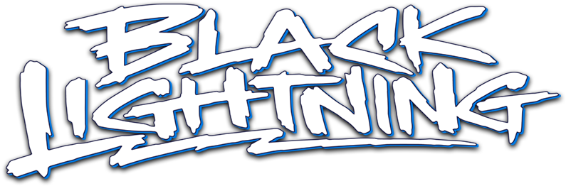 Black Lightning Image - Black Lightning Logo Png (800x310), Png Download