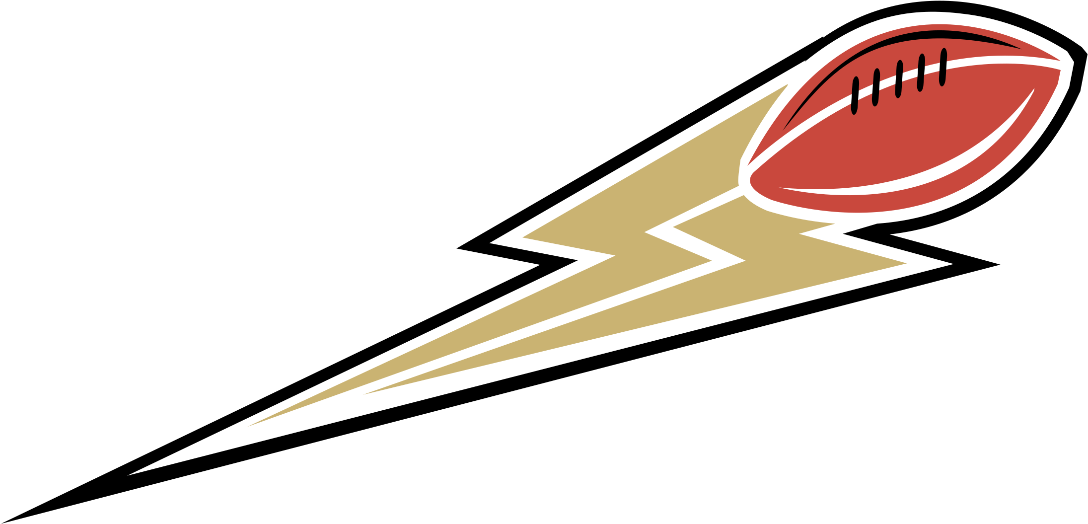 Lincoln Lightning Logo Png Transparent - Lightning Football (2400x2400), Png Download