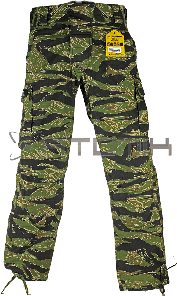 Pantalon V-tac Sierra Tiger Stripes - Tiger (601x1000), Png Download