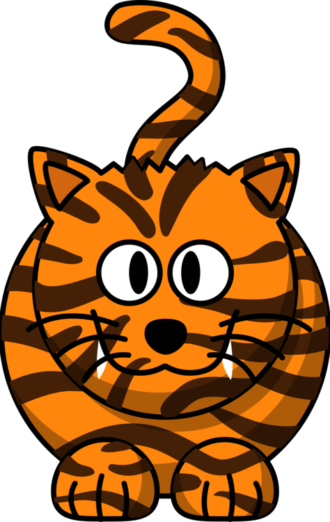 Here's Another Very Cute Cartoon Of The Famous Orange - Animals Cartoon Cliparts Free (442x700), Png Download