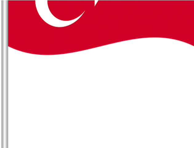 Turkey Flag Png Transparent Images - Portable Network Graphics (640x480), Png Download