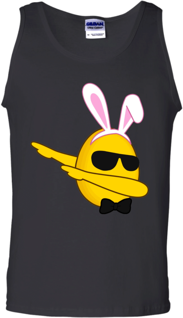 Funny Dabbing Emoji Bunny Easter Shirt Cute Dab Emoji - Chicago White Sox Stitch Knitting Style Black T Shirt (1024x1024), Png Download