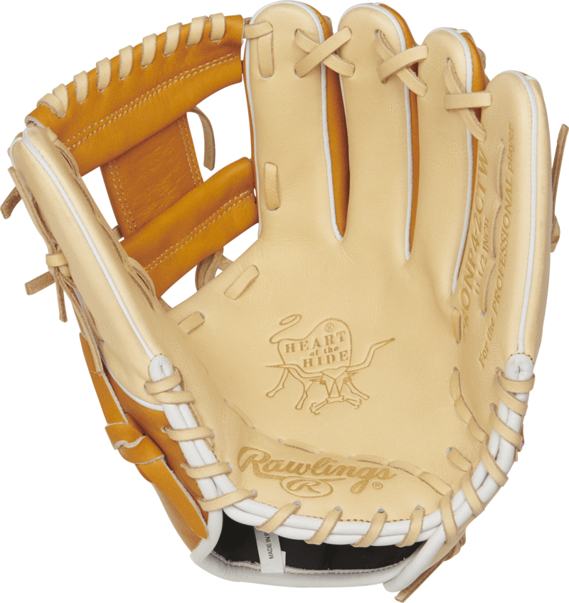 Blonde And Tan Heart Of The Hide Pronp4 - Baseball Glove (800x847), Png Download