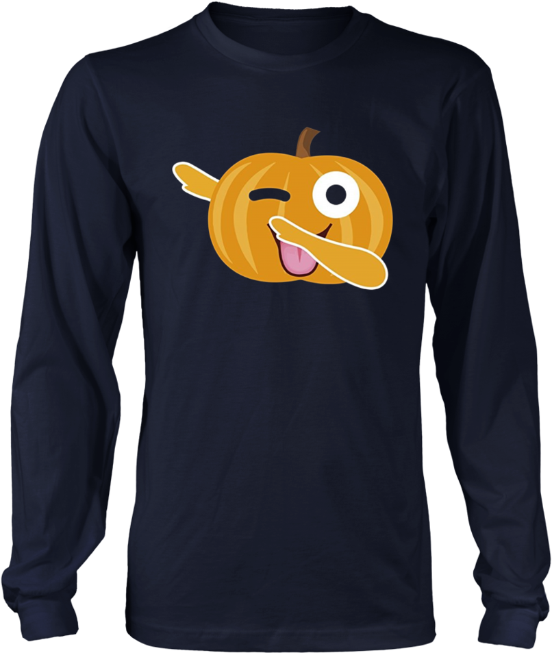Halloween Pumpkin Emoji Dabbing Funny T-shirt - May Born Facts T Shirt (960x960), Png Download