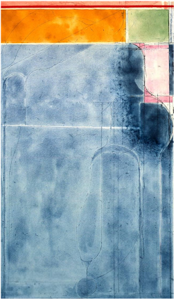 Compare This Piece With Diebenkorn's Large Light Blue - Large Light Blue, From The Group Eight Color Etchings (640x476), Png Download