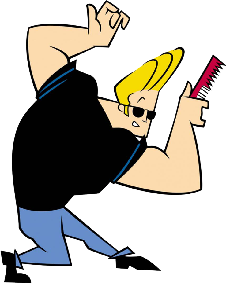 Background Image - Johnny Bravo Png (752x946), Png Download