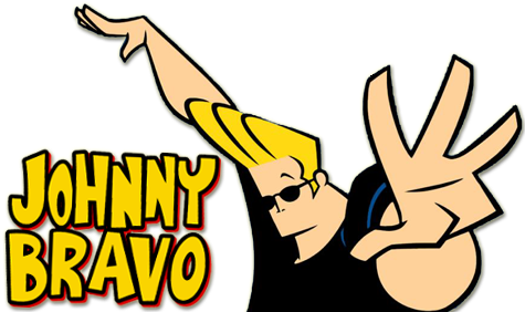 Johnny Bravo En Ingles (500x281), Png Download