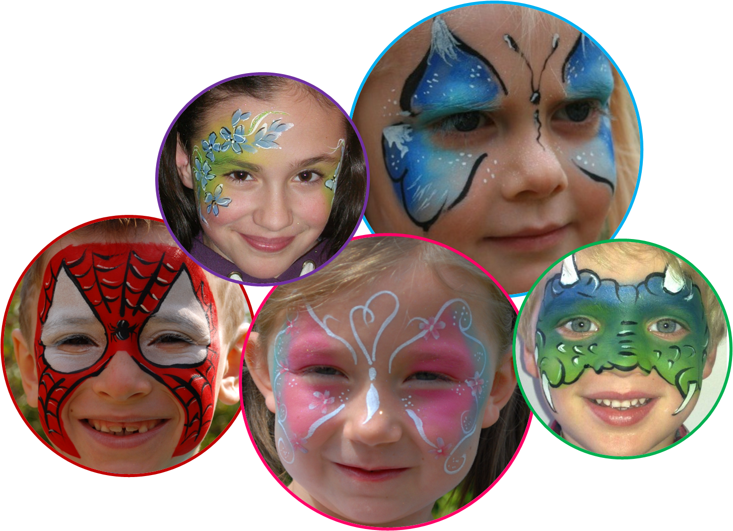 Face Painting Free Png Image - Face Paint Png (1455x1053), Png Download