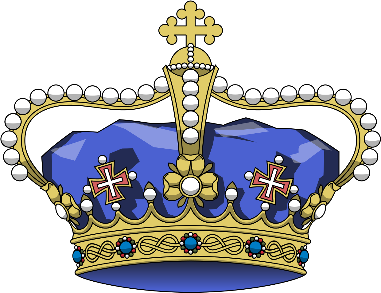 Crown Of Italian Hereditary Prince - Kingdom Of Italy Crown (984x768), Png Download