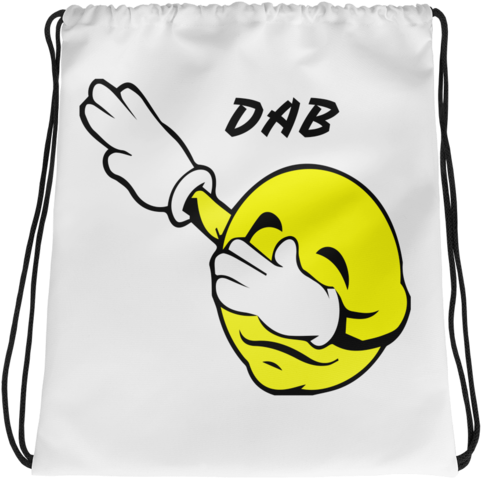 Dabbing Emoji Drawstring Bag - Drawstring Bag (580x580), Png Download