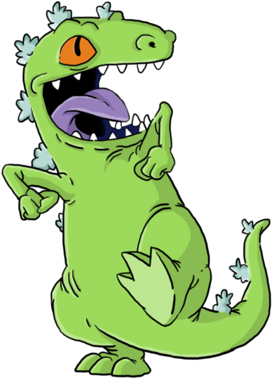 Reptar - Dinosaurio De Los Rugrats (500x707), Png Download