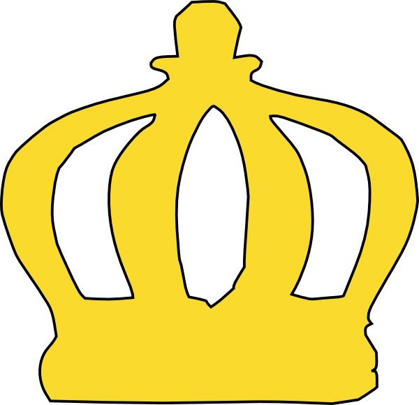 Prince Crown Clipart - Coroa De Principe Desenho (600x580), Png Download