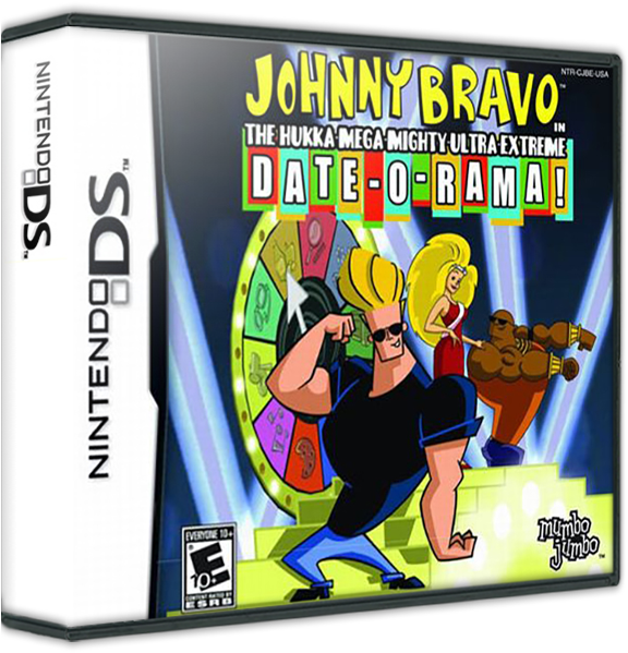 Johnny Bravo In The Hukka Mega Mighty Ultra Extreme - Johnny Bravo Date O Rama Ps2 (587x598), Png Download