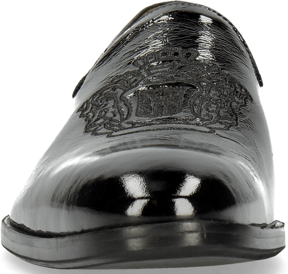 Loafers Prince 2 Patent Soft Black Embrodery Crown - Nail Polish (1024x1024), Png Download