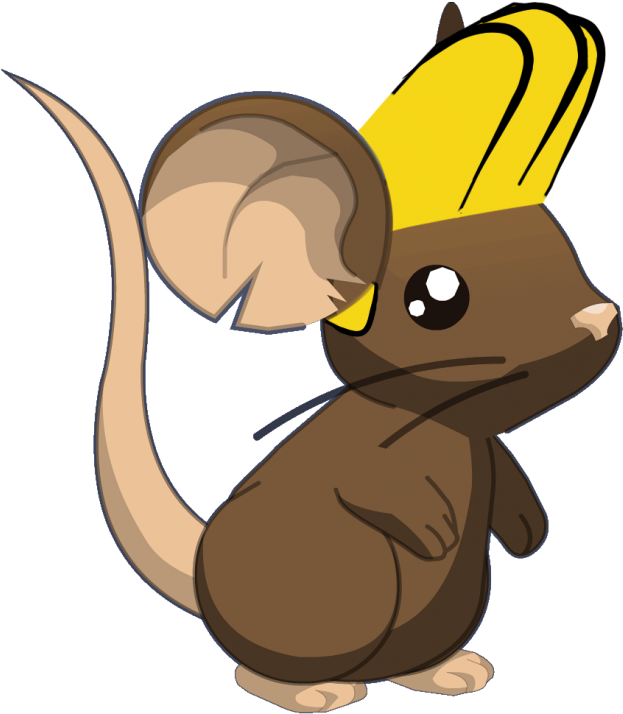 Https - //preview - Ibb - Co/btfe18/johnny Bravo Hair - Transformice Mouse (640x715), Png Download