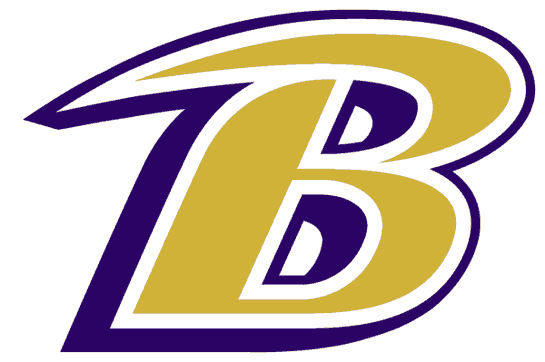 Baltimore Ravens Logo - Baltimore Ravens B Logo (545x362), Png Download