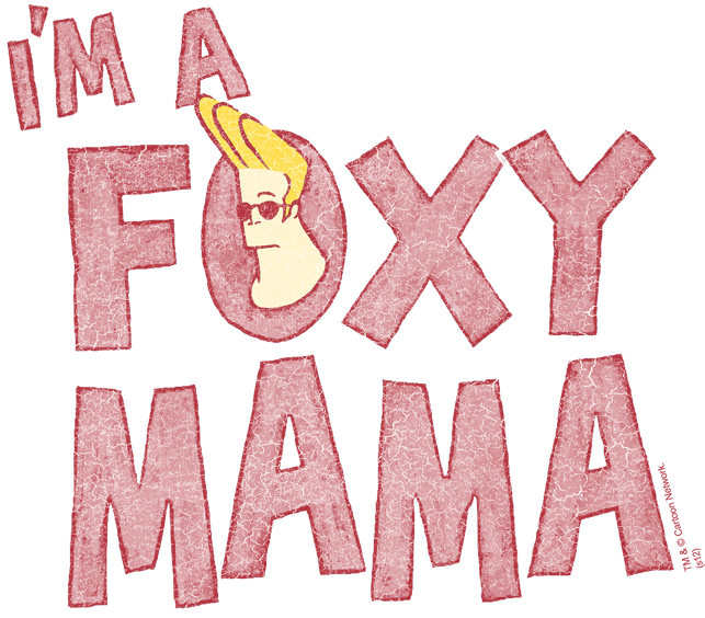 Johnny Bravo Foxy Mama Juniors T-shirt - Cartoon (400x341), Png Download