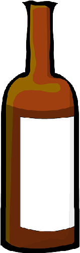 Mb Image/png - Wine Bottle Clip Art (250x500), Png Download