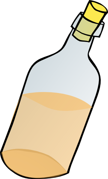 Alcohol Bottle Png - Botol Clipart (360x597), Png Download