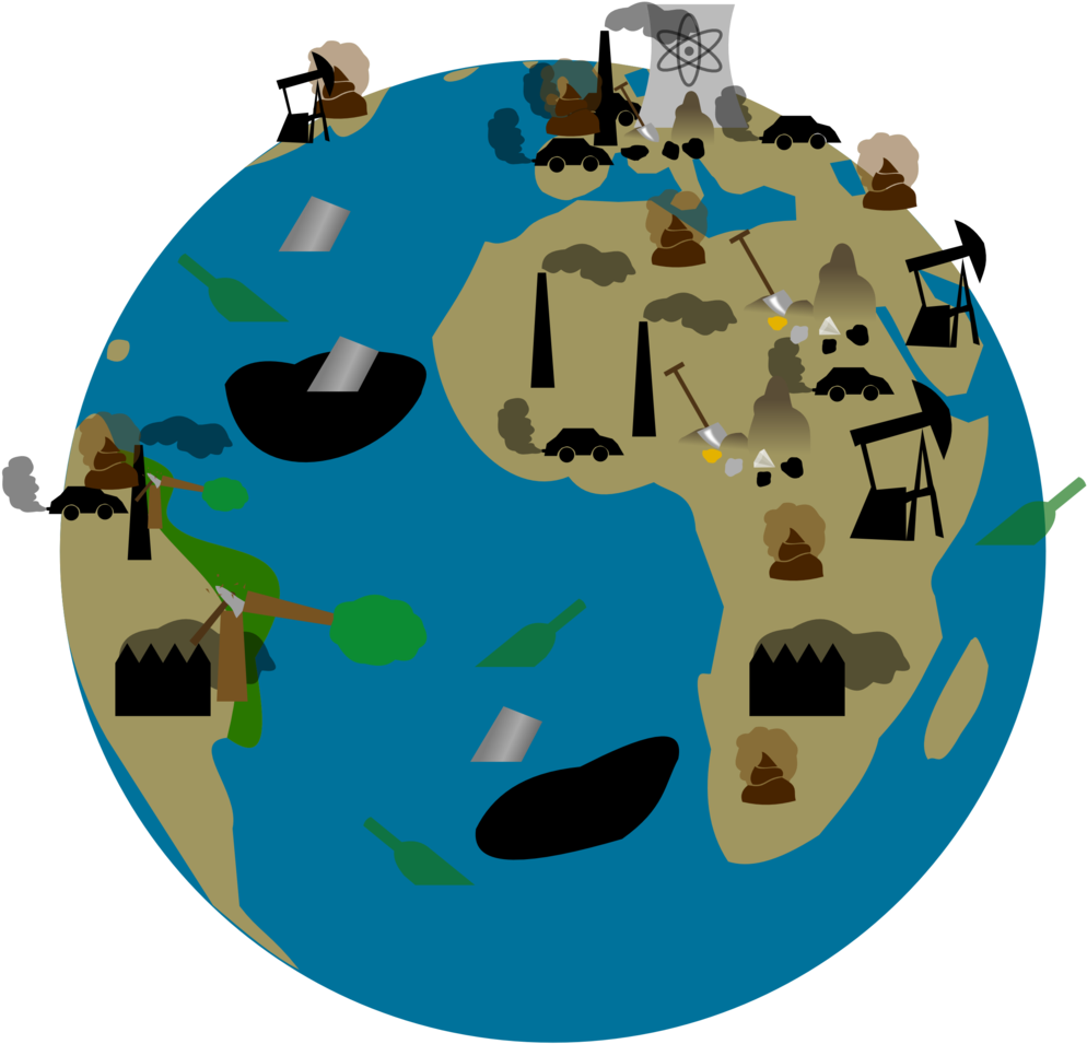 Png Library An Full Of By Thegoldenbox On Deviantart - Polluted Earth Png (894x894), Png Download