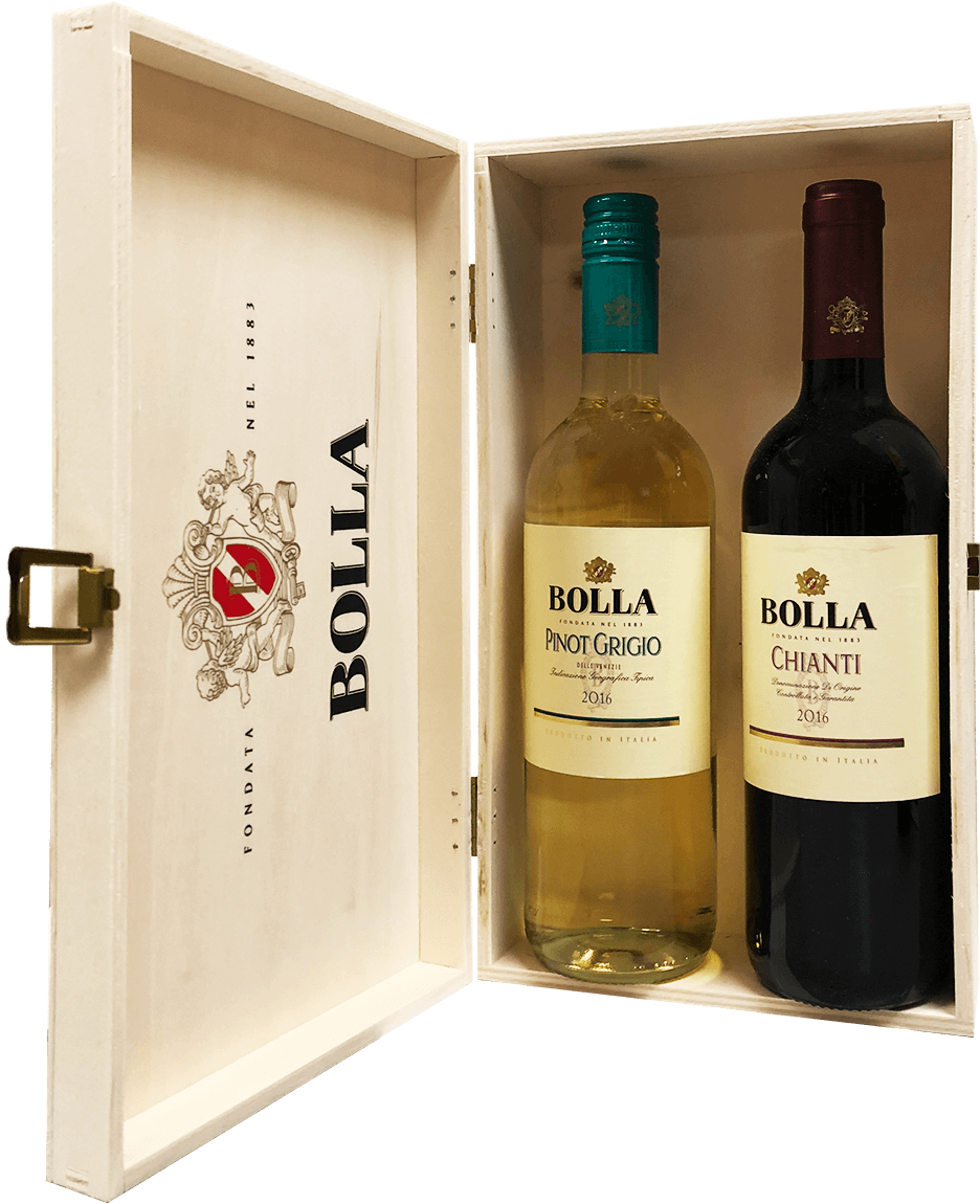 Bolla Gift Set - Wine (992x1200), Png Download