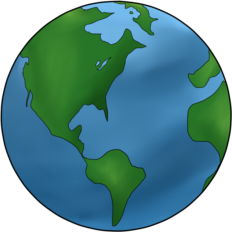 Jpg Freeuse Library This Planet Earth Clip Art Is - Earth Animated (800x800), Png Download