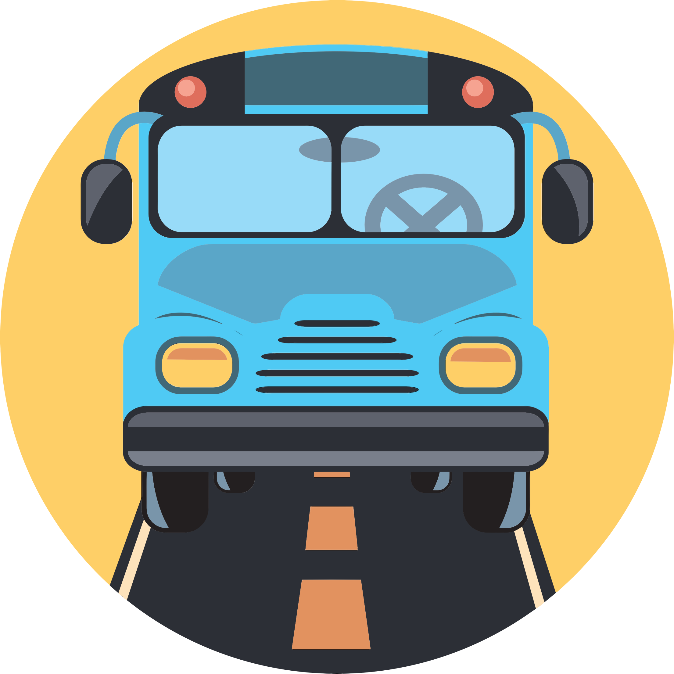 This Free Icons Png Design Of Bus Icon (2210x2210), Png Download