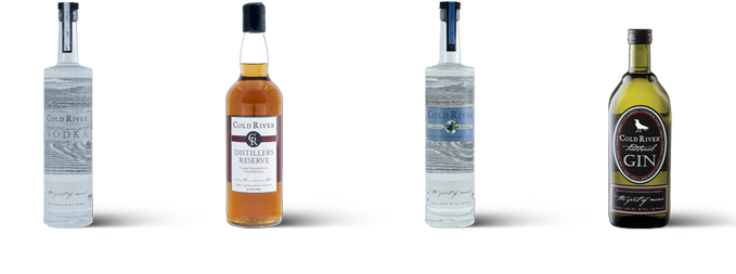 Vodka Distiller's Reserve Blueberry Vodka Gin Cold - Grain Whisky (705x290), Png Download