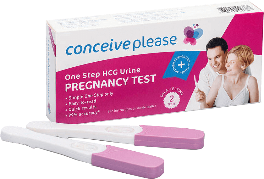 Conceiveplease™ One Step Hcg Urine Pregnancy Test - Pregnancy Test (1000x714), Png Download