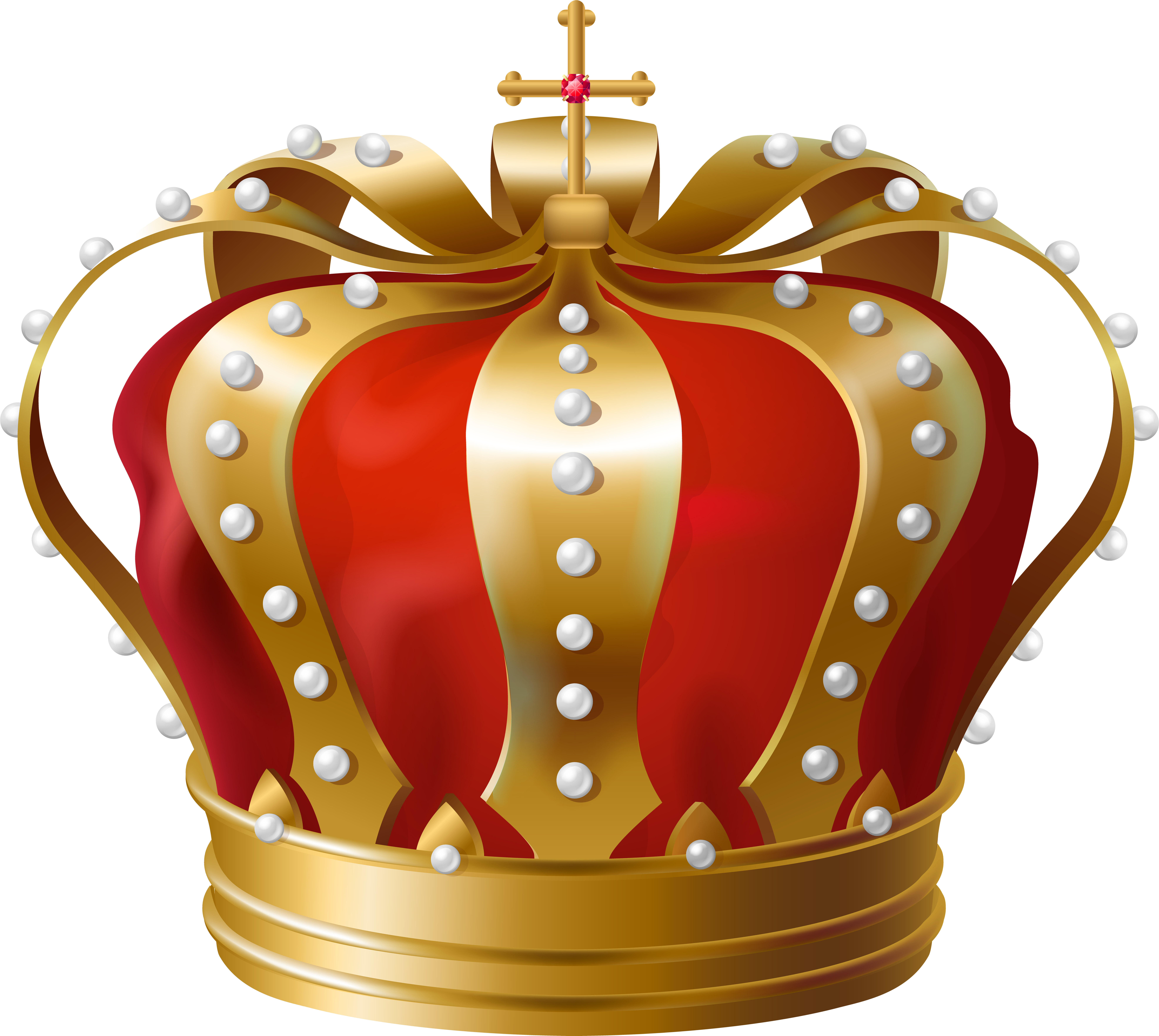 Crowns Clipart Orange Crown (8000x7150), Png Download