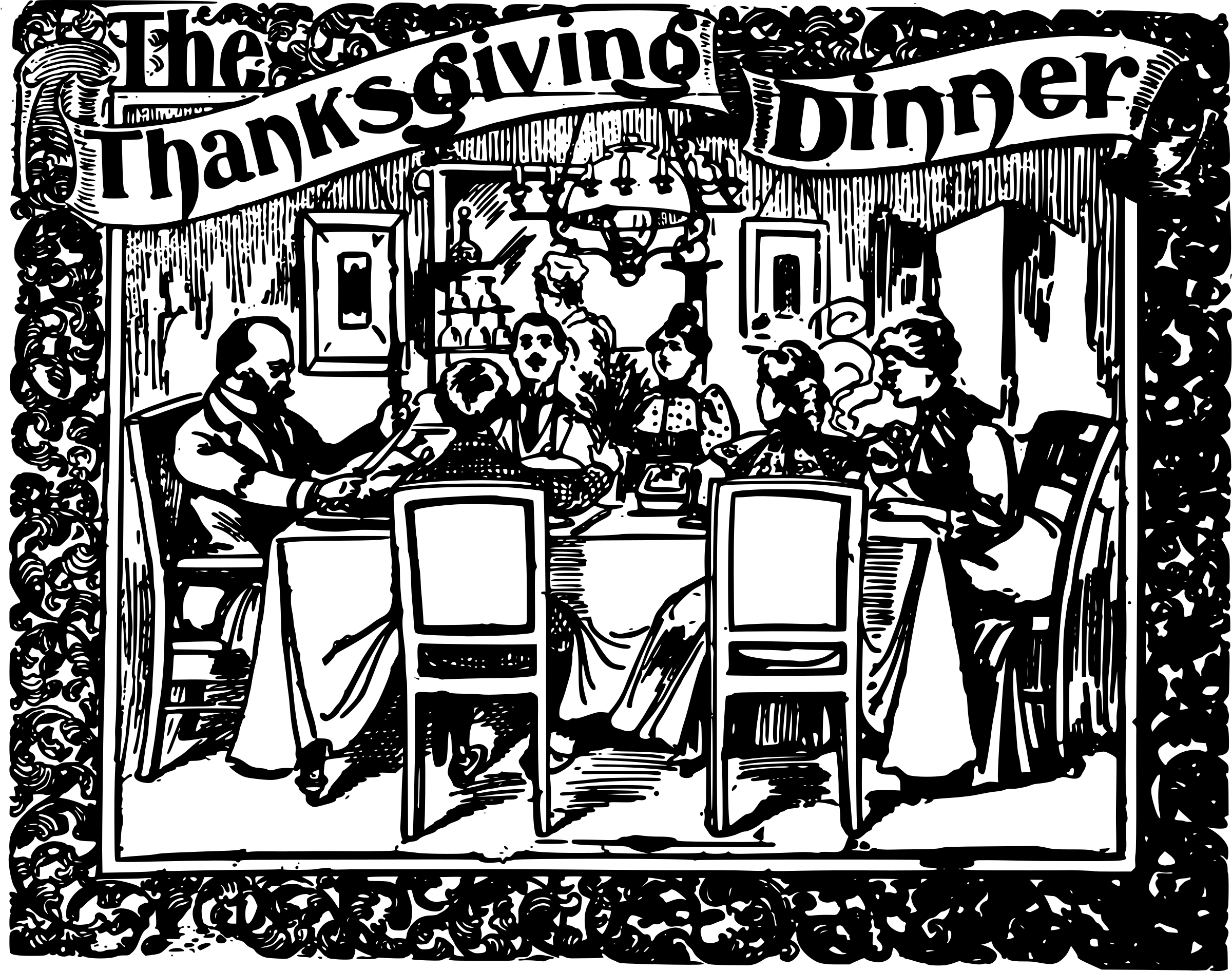This Free Icons Png Design Of Thanksgiving Dinner (2400x1891), Png Download