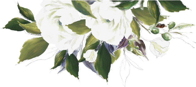 Floral Header Lynn Tom - Wedding Program Fan Diy, Pdf Template, Diy Program (645x283), Png Download