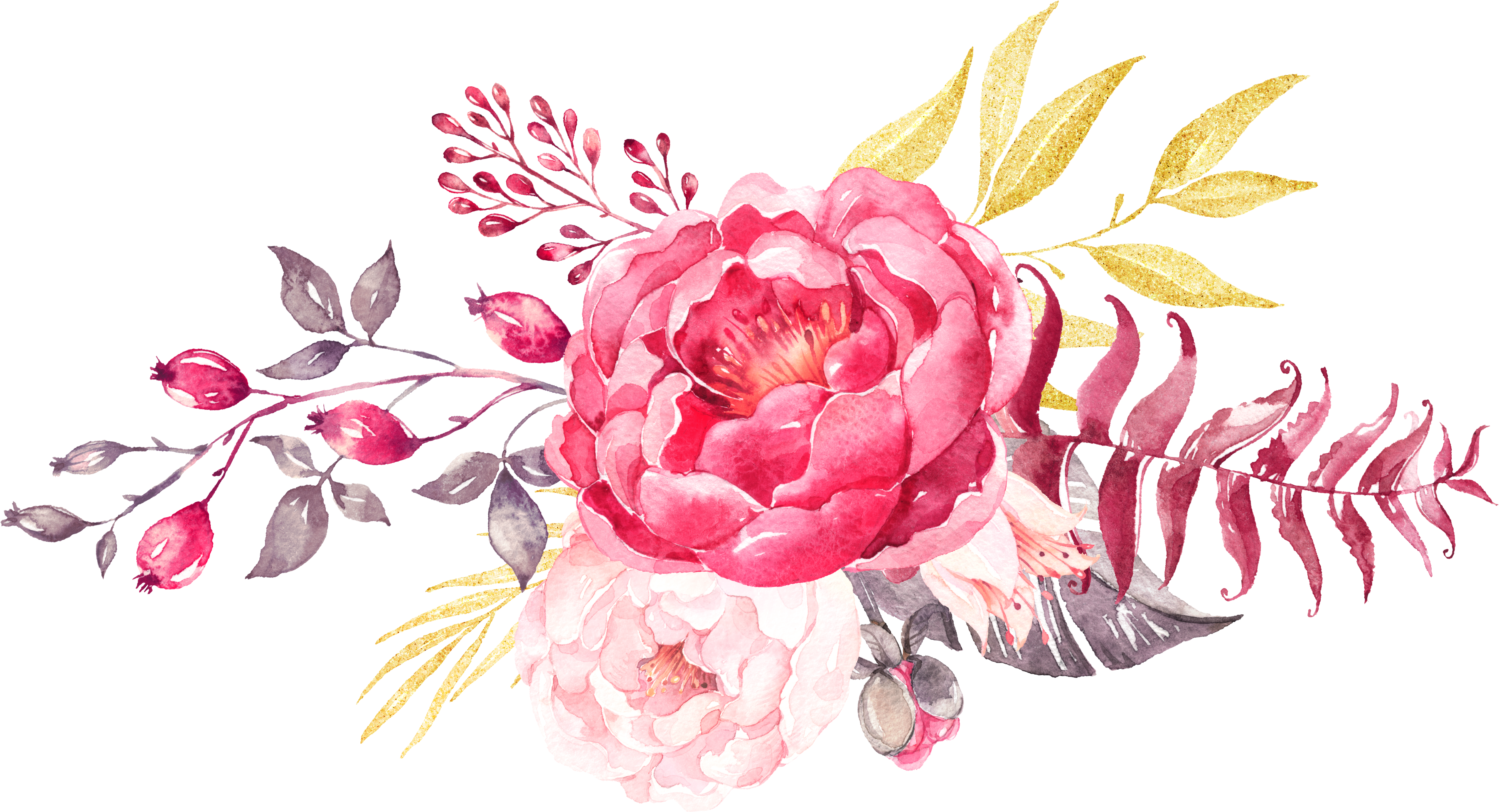 Watercolour - High Tea Birthday Invitations (3607x1956), Png Download