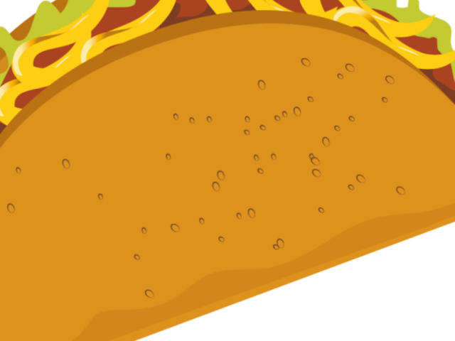 Taco Clipart Easy - Clip Art Taco Png (640x480), Png Download