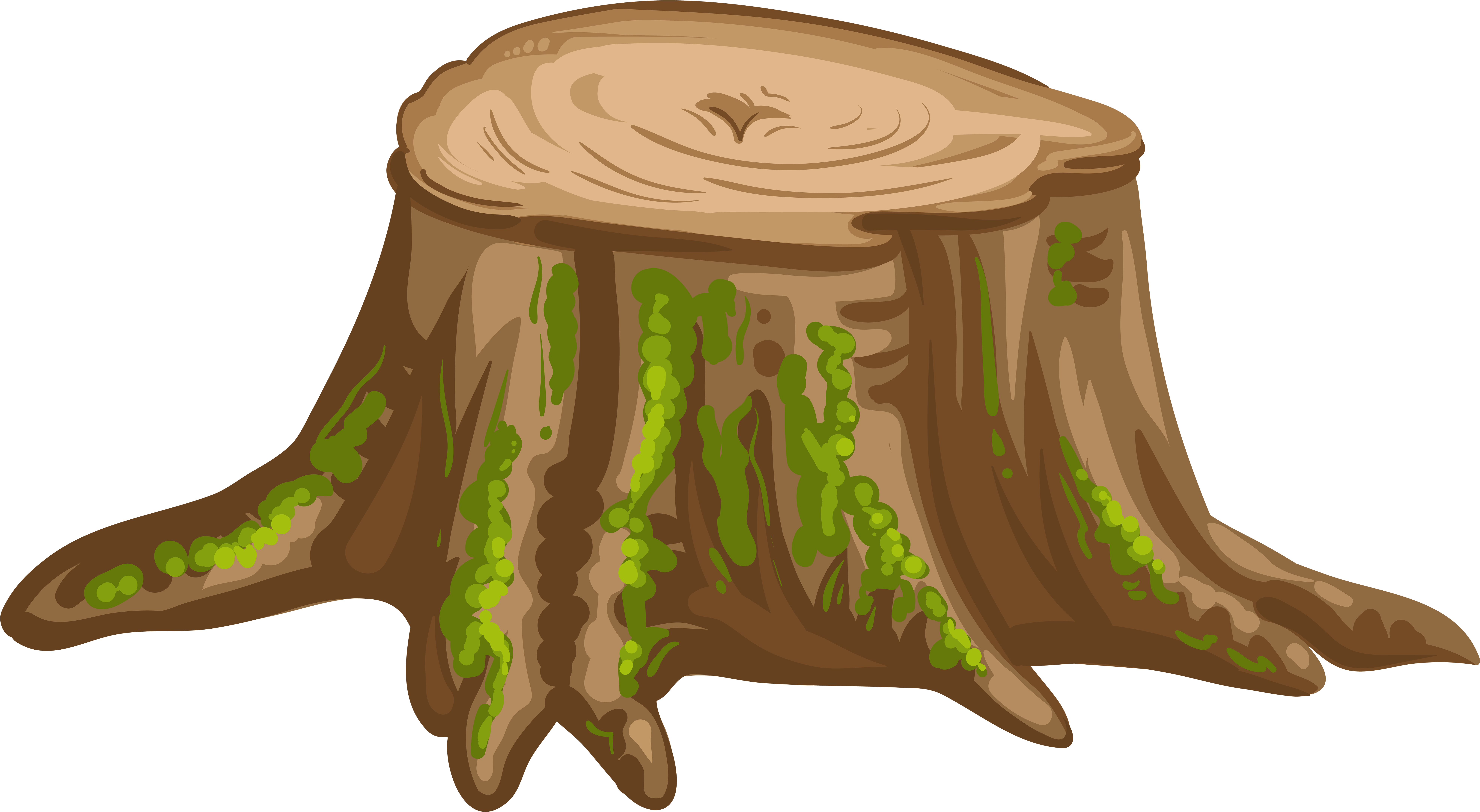 Tree Stump Drawing (8000x4390), Png Download