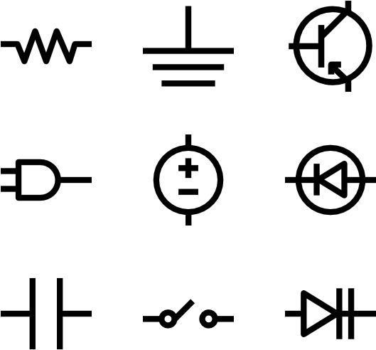 Linear Electronic Circuits - Electronic Circuit (600x564), Png Download