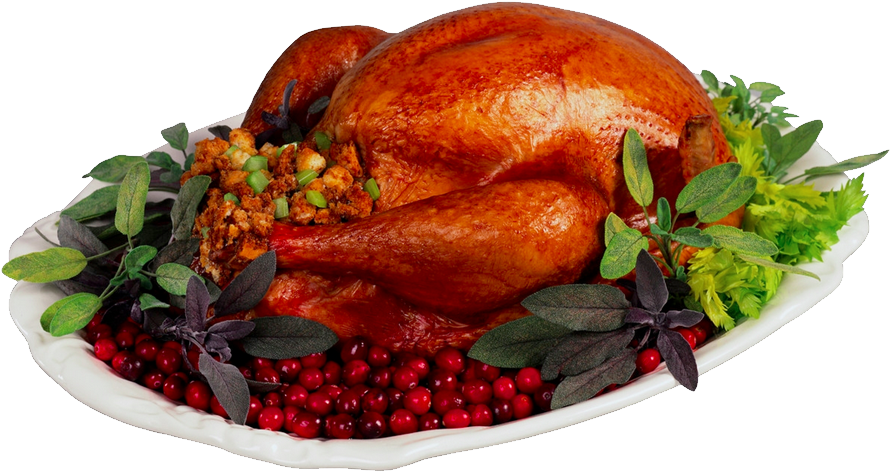Turkey Food Png - Turkey Cooked On A Platter (1024x490), Png Download