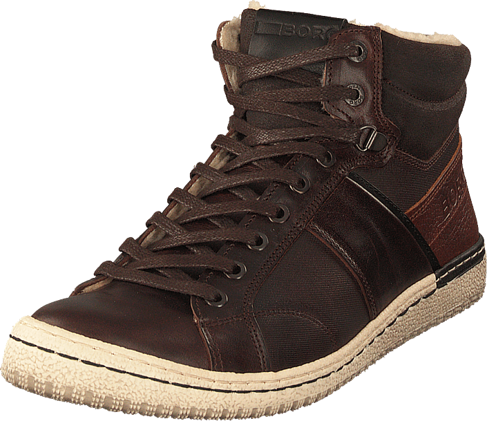 Alvin Mid M Dark Brown - Sneakers (705x609), Png Download