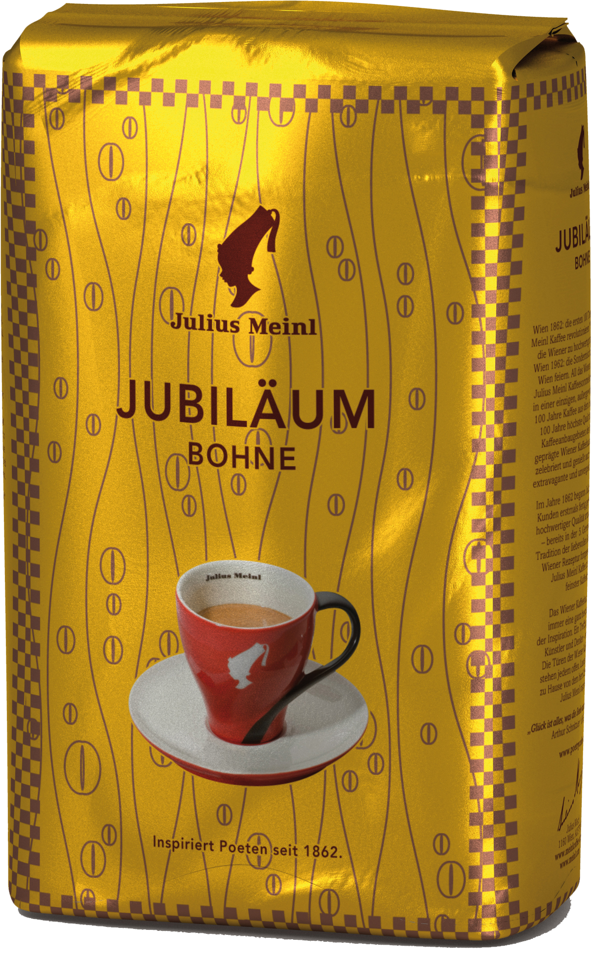2010 - Julius Meinl Jubilaum Coffee Blend Beans (1767x2353), Png Download
