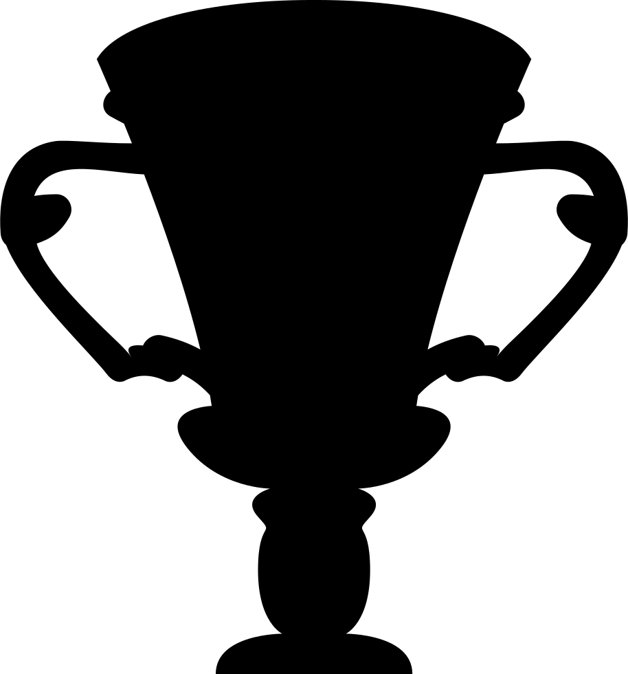 Trophy Png Black - Copa De Futbol Negra (914x980), Png Download