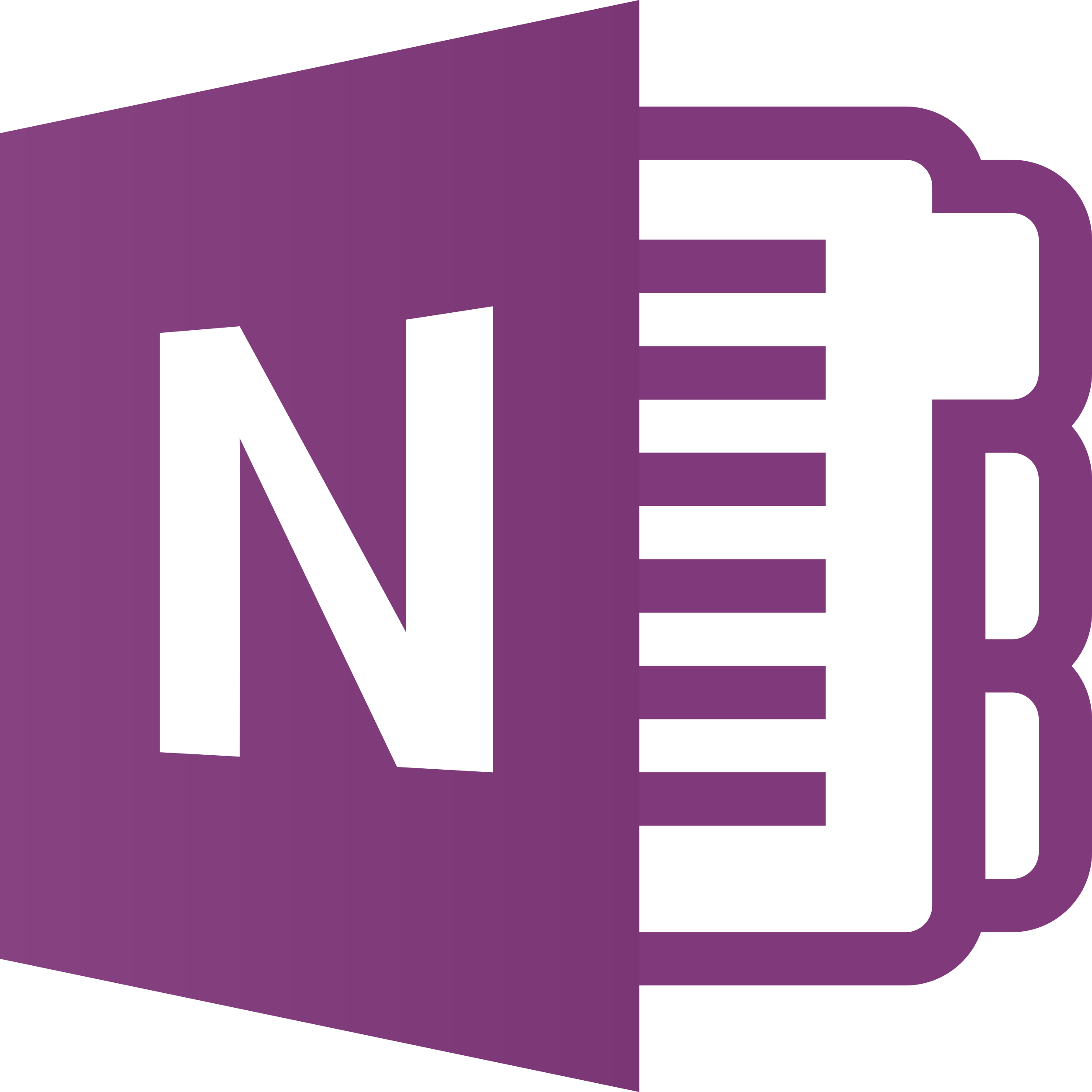 Onenote Icon Logo Png Transparent - Microsoft Onenote (2400x2400), Png Download