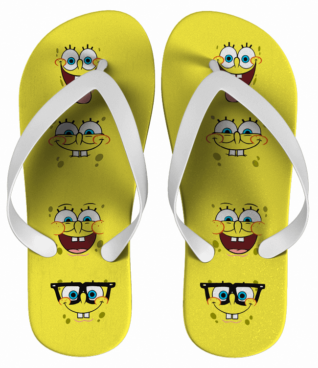 Chinelo Bob Esponja Personalizado - Spongebob Squarepants #5 Dog Tag Pendant Necklace (650x752), Png Download