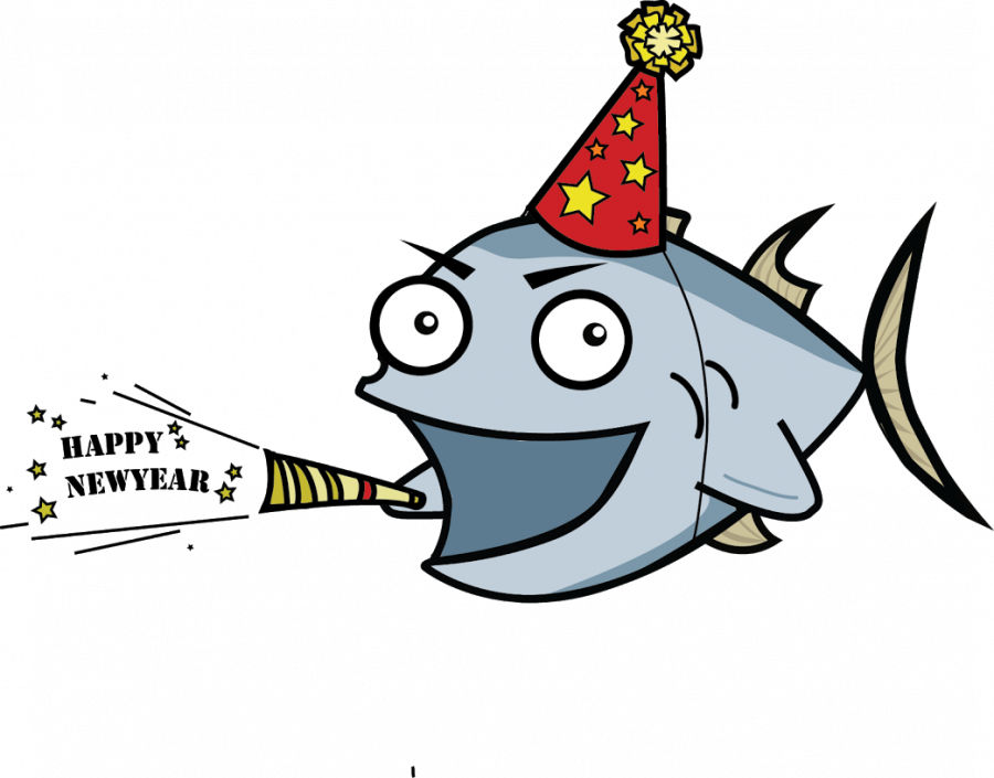 New Years Eve - Screaming Tuna (900x705), Png Download