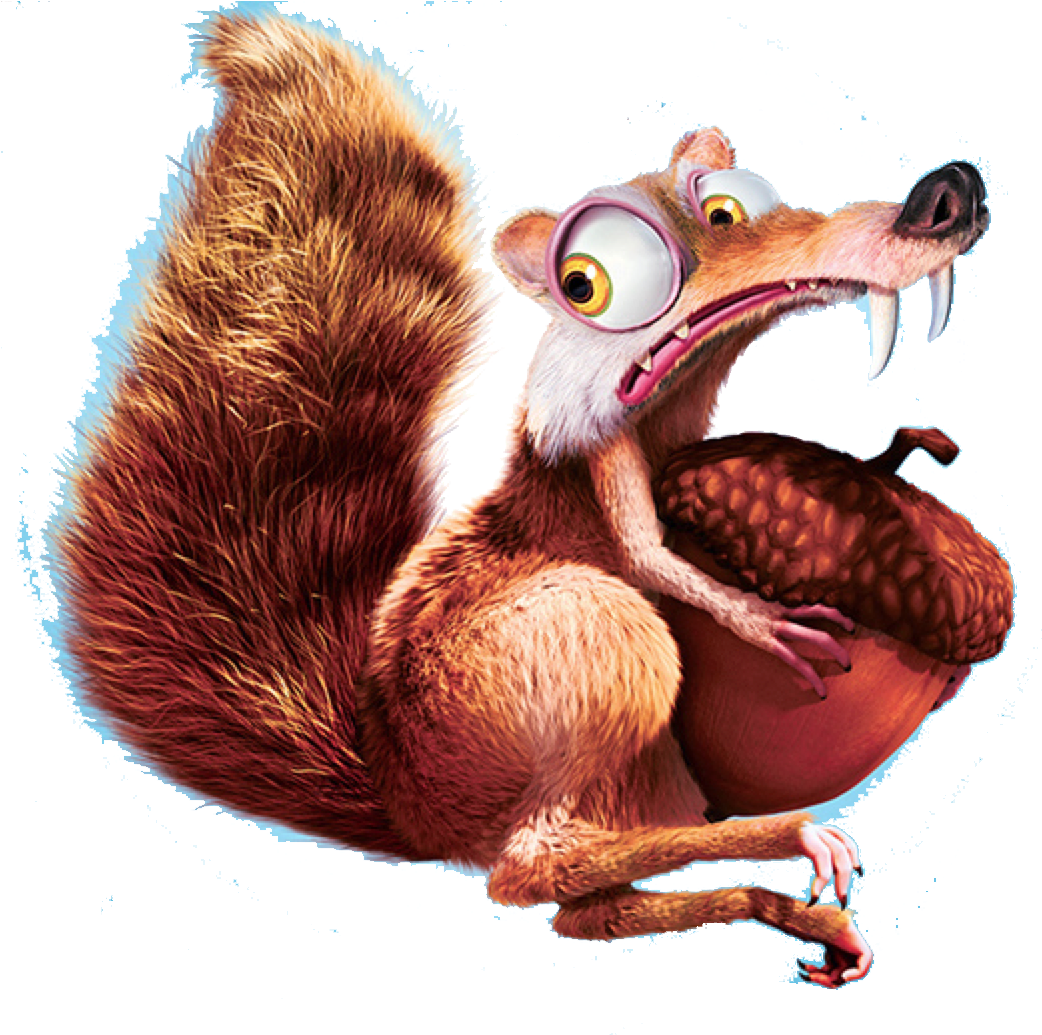 Scrat Pose - Ice Age: The Meltdown (1094x1034), Png Download