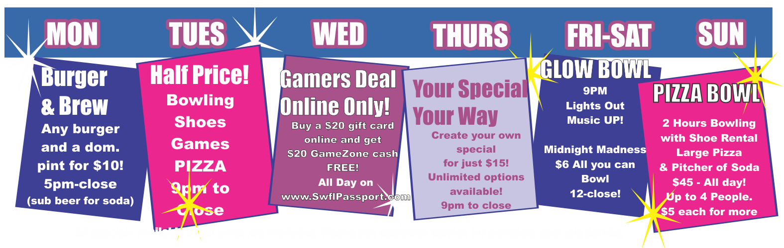 Be The First To Experience - Headpinz Bowling Weekly Specials (1575x499), Png Download