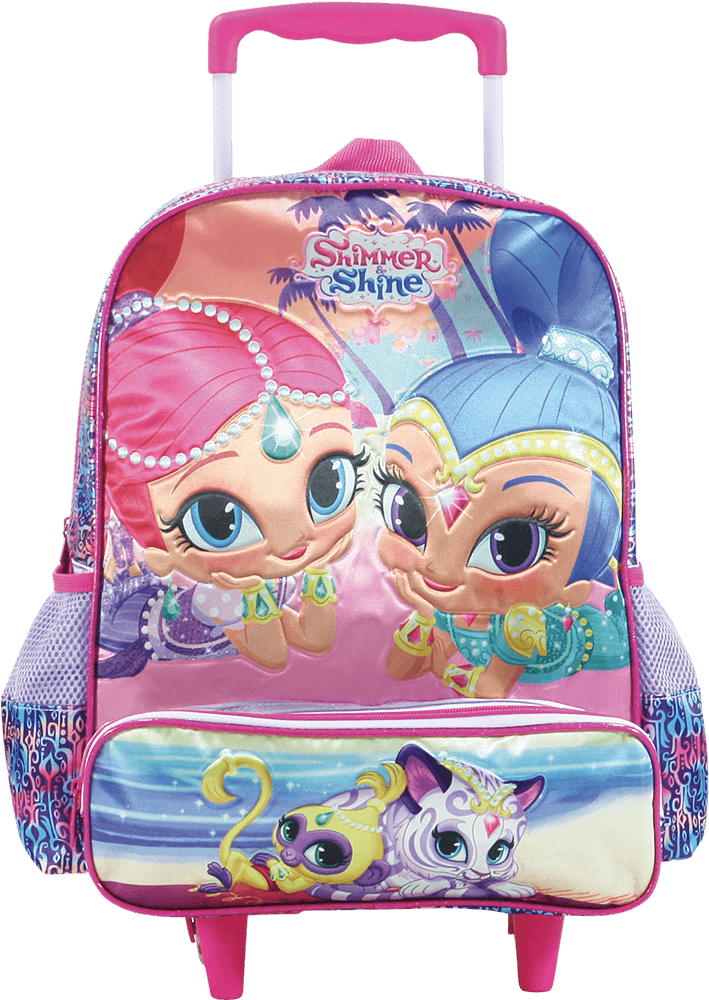 Mala Com Rodas 14 Shimmer & Shine Double Trouble - Shimmer And Shine (1000x1000), Png Download