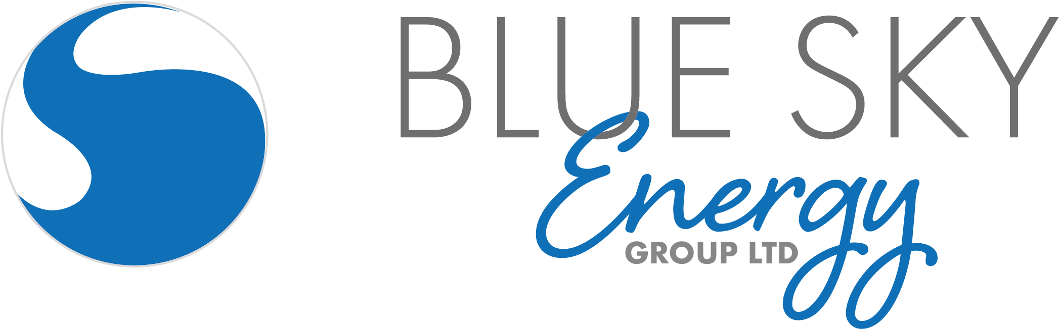 Blue Sky Energy Group Ltd - Blue Sky Energy (2215x759), Png Download