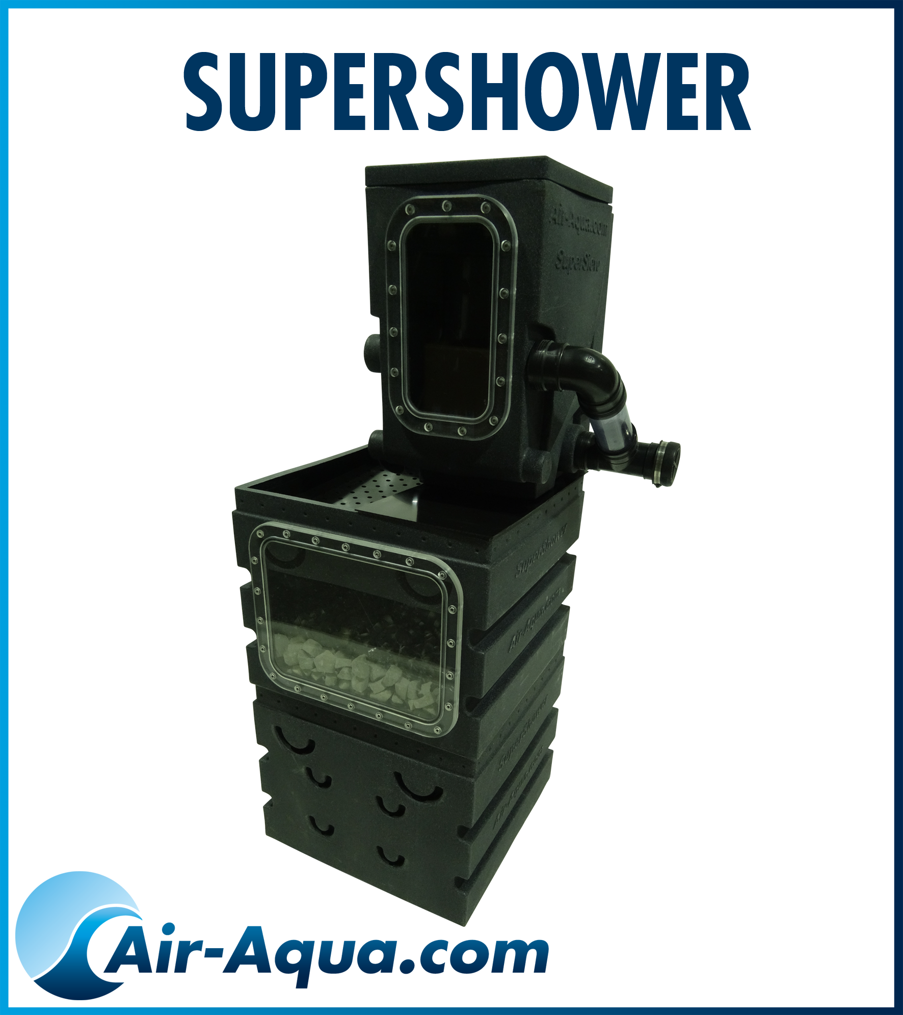 When A Pump-driven Supersieve Is Placed On Top Of The - Superbead Automatic (1772x1991), Png Download