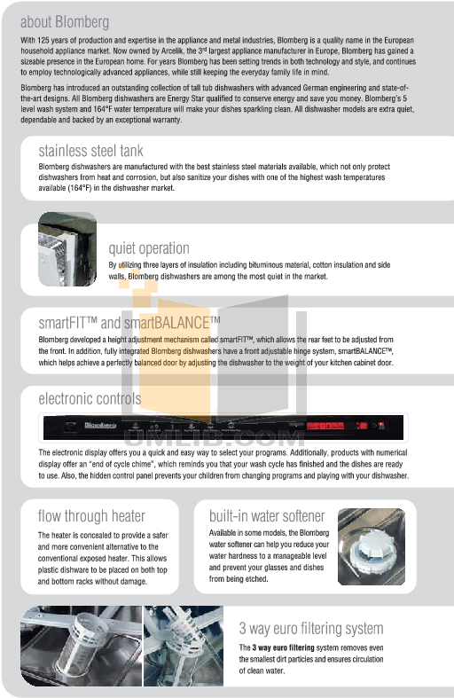 Blomberg Dishwasher Dwt36240 Pdf Page Preview Blomberg - Folio Thirteen From Burchard Of Sion's De Locis Ac (595x842), Png Download