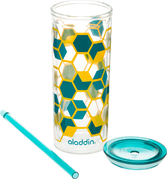 Aladdin Insulated Glasses Insulated Collins Tumbler - Tumbler (559x600), Png Download